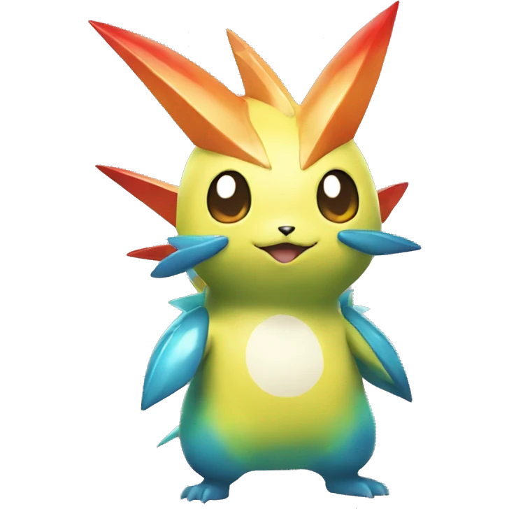 Shiny colorful edgy Pokémon emoji