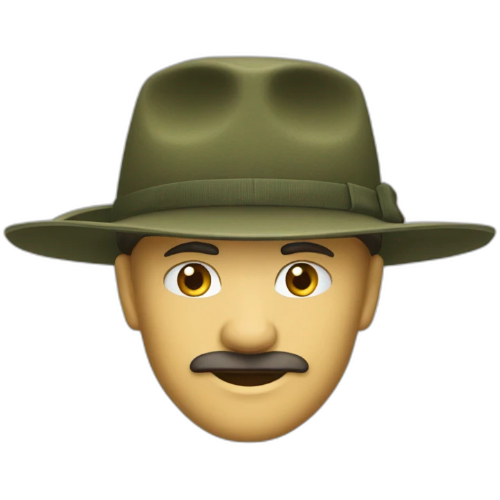 Chapeau de la 2ème guerre mondiale emoji