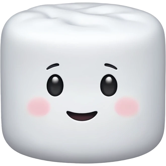 just plain marshmallow, no humanize, emoji