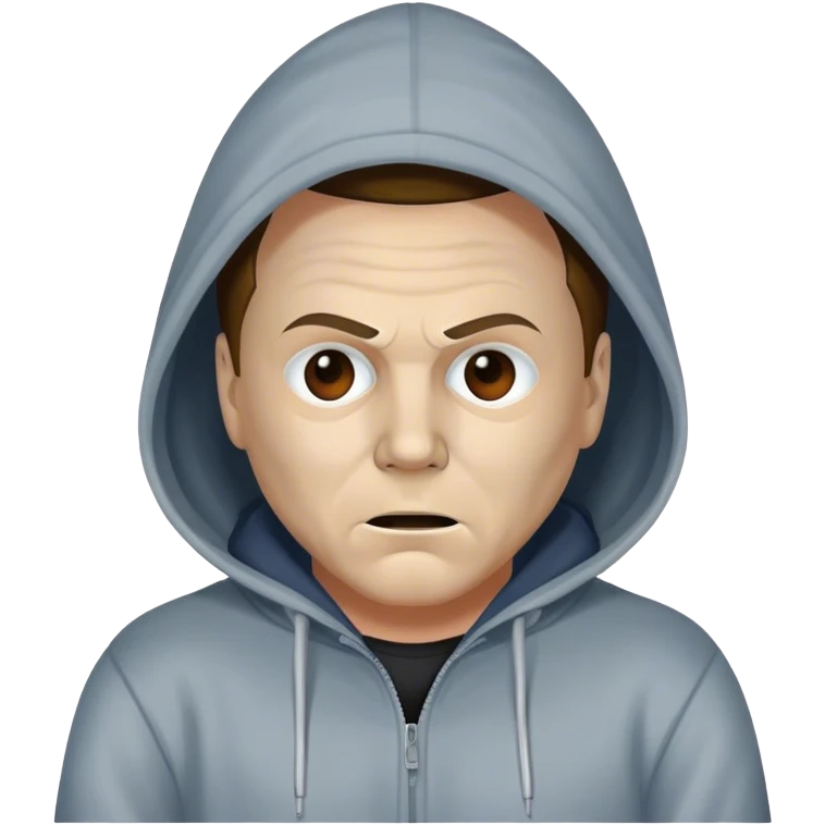 Michael Myers, in  hoodie ￼ emoji