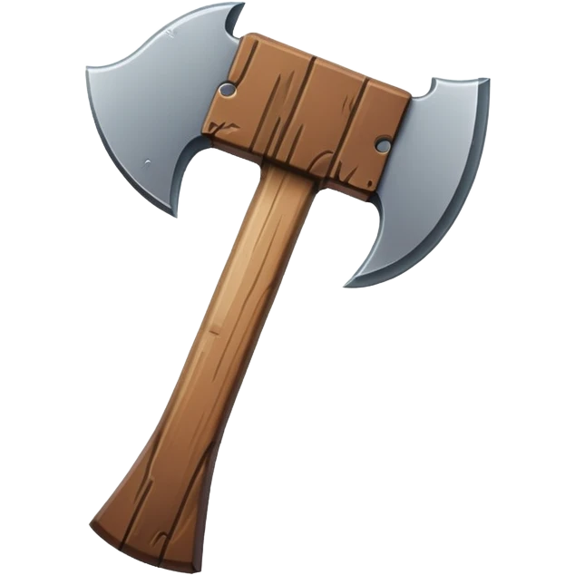 Minecraft axe emoji