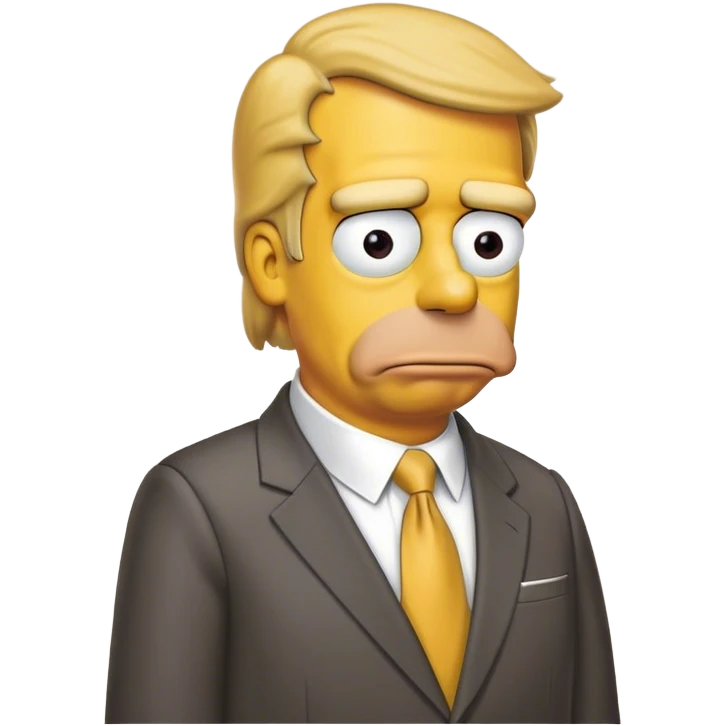 Simpson trump emoji
