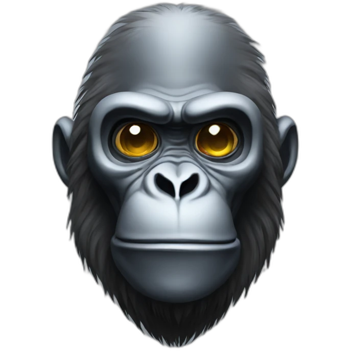 futuristic ape emoji