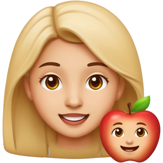 drabsha, cheerful expression, apple style emoji emoji