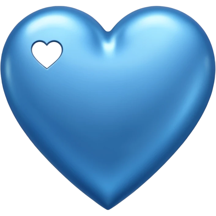 Corazón frío azul emoji