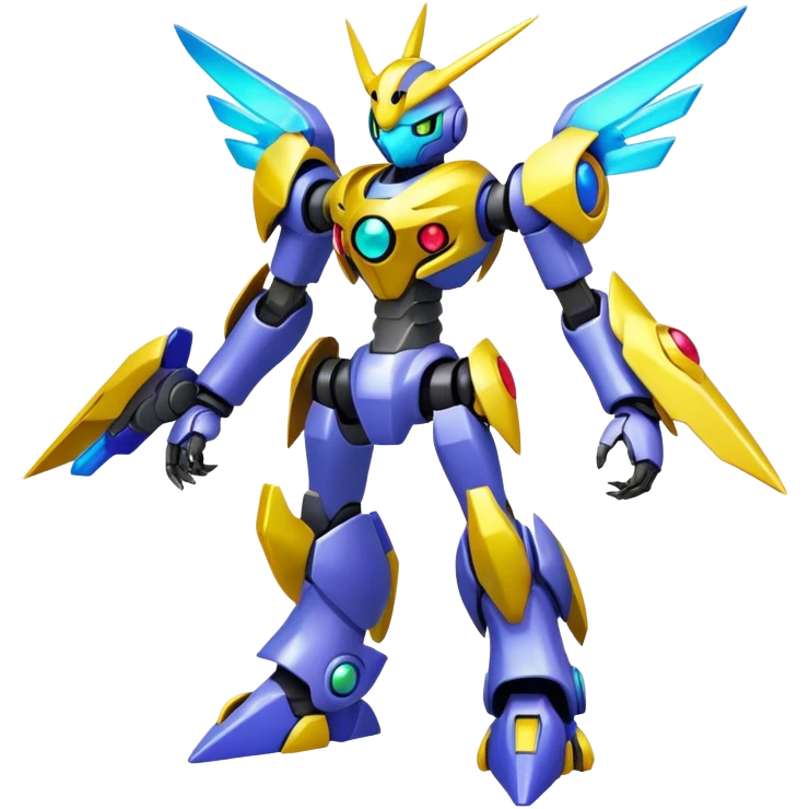 Shiny Fakemon-Pokemon-Digimon-Spectrobes-Medabot-fusion, full body emoji