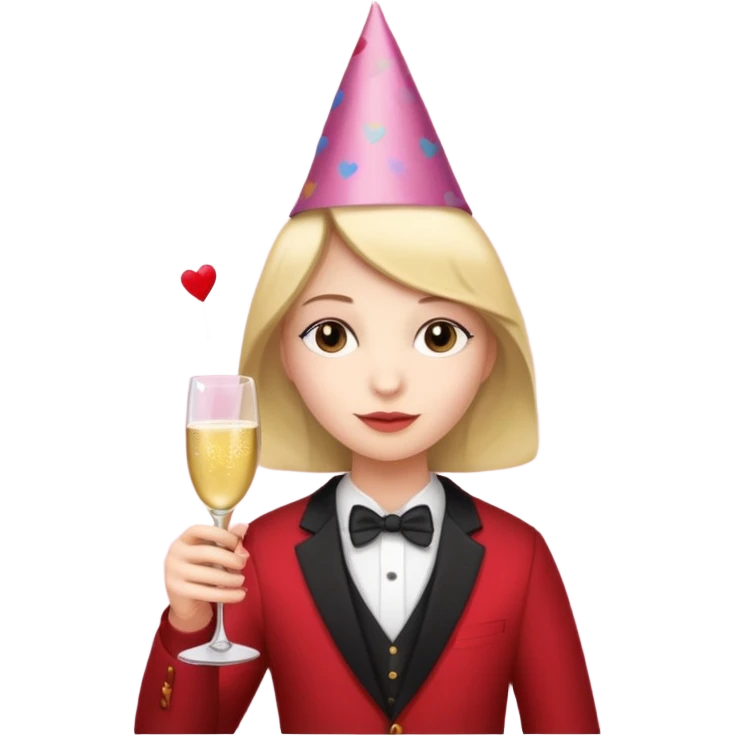 Alone in the Valentine's day emoji