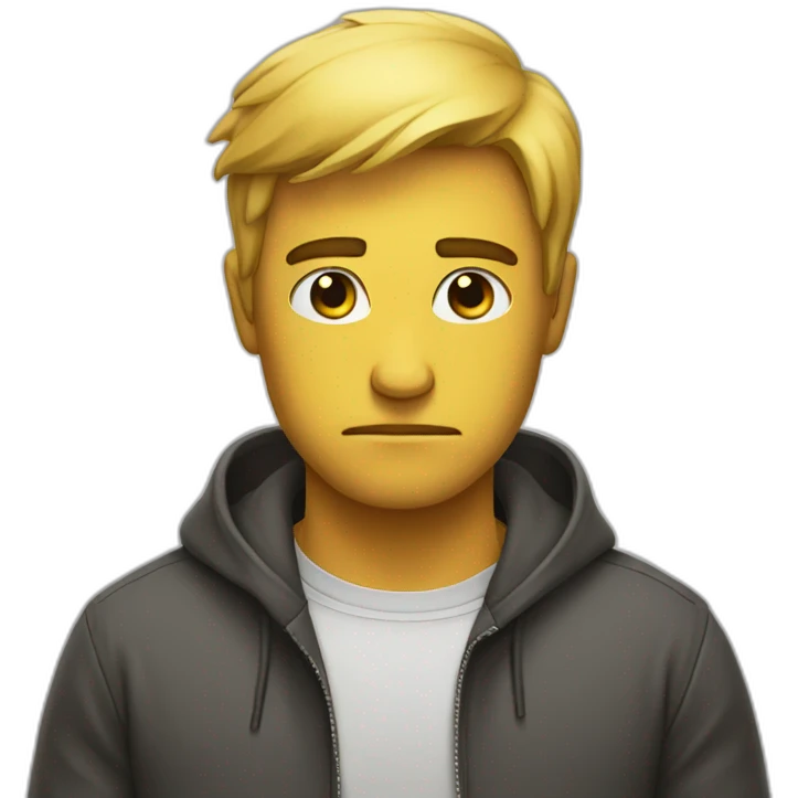 disappointed down vote emoji