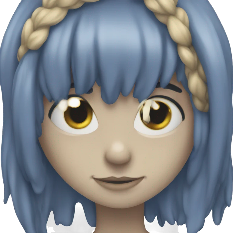 Blue  emoji
