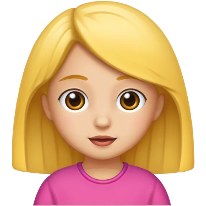 Niña colocha emoji
