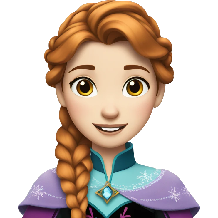 Princess Anna frozen emoji
