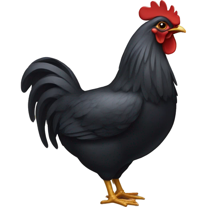 poulet noir emoji