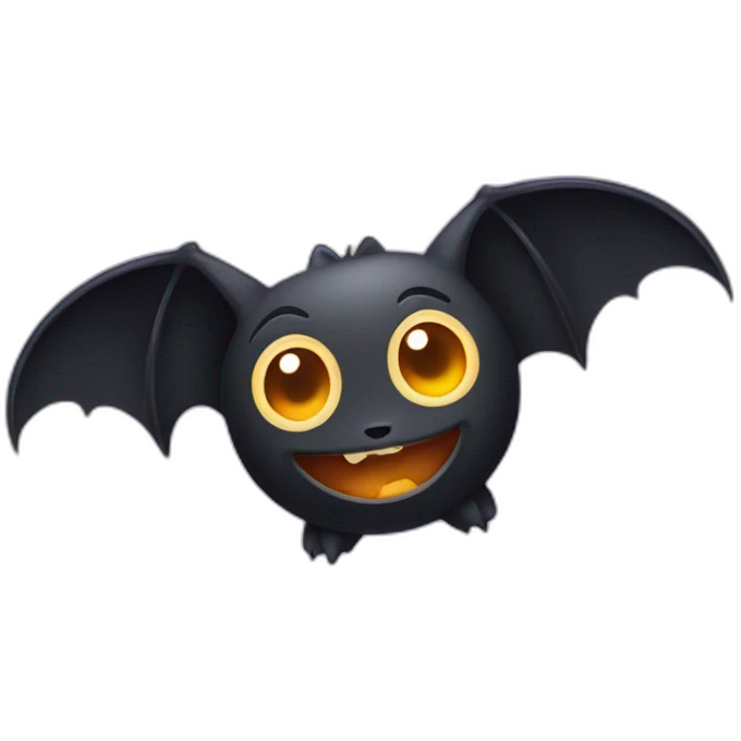 cute halloween bat emoji