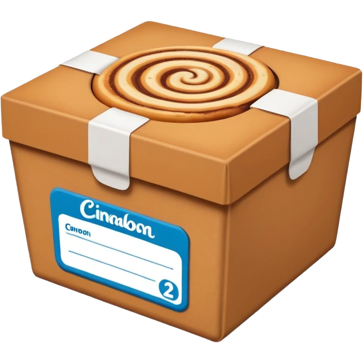 cinnabon box  emoji