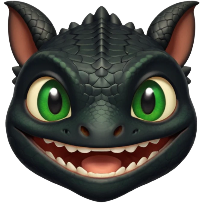 How to train your dragon toothless emoji
