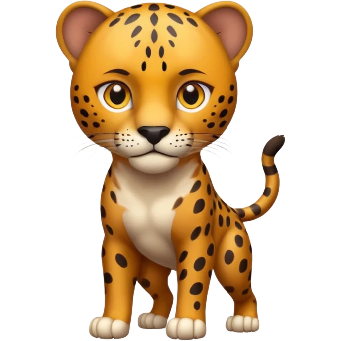 Jaguar grown four legs emoji