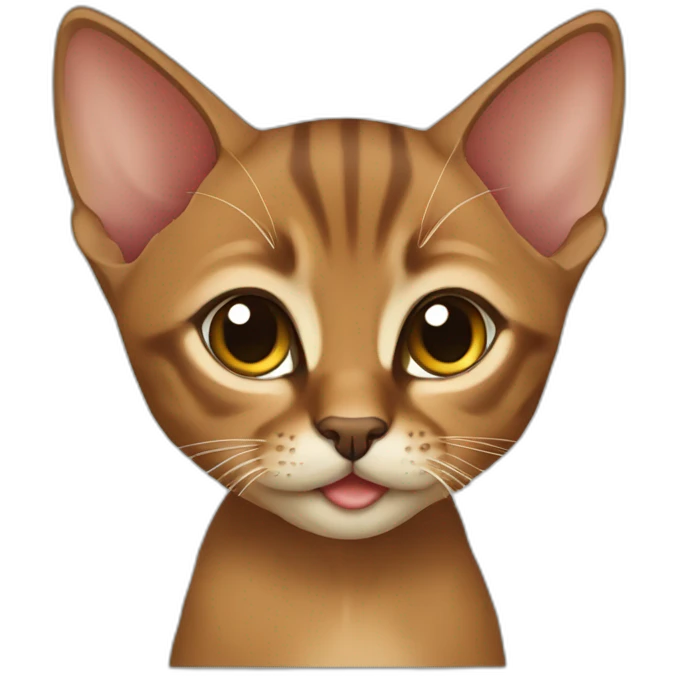 abyssinian kitten emoji
