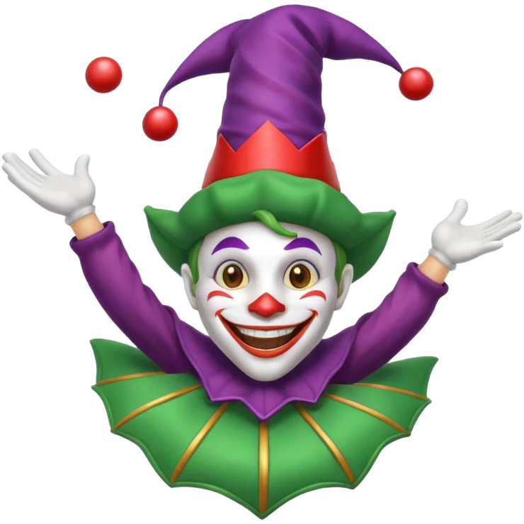 card joker spinning world emoji