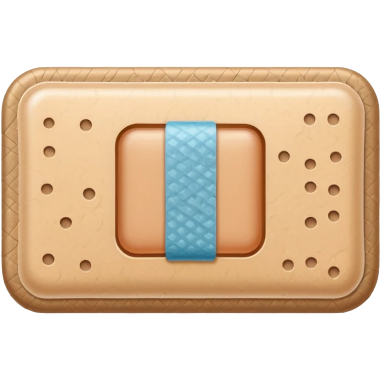 a tan band aid emoji