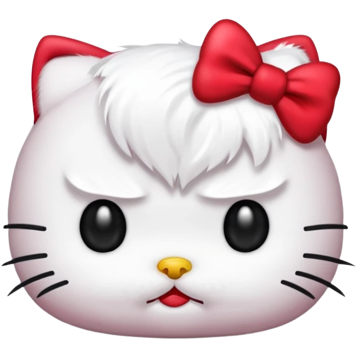Angry hello kitty  emoji