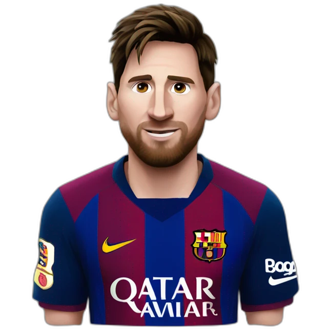 Leo messi Barcelona emoji