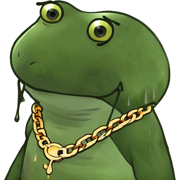Drip swag gold chain  emoji