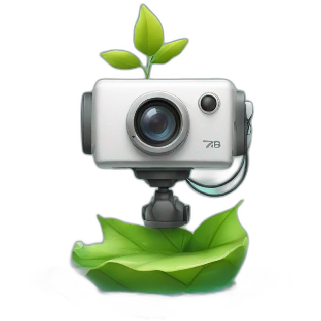 small-leaf-floating-on-water-block-and-security-ptz-camera-behind emoji