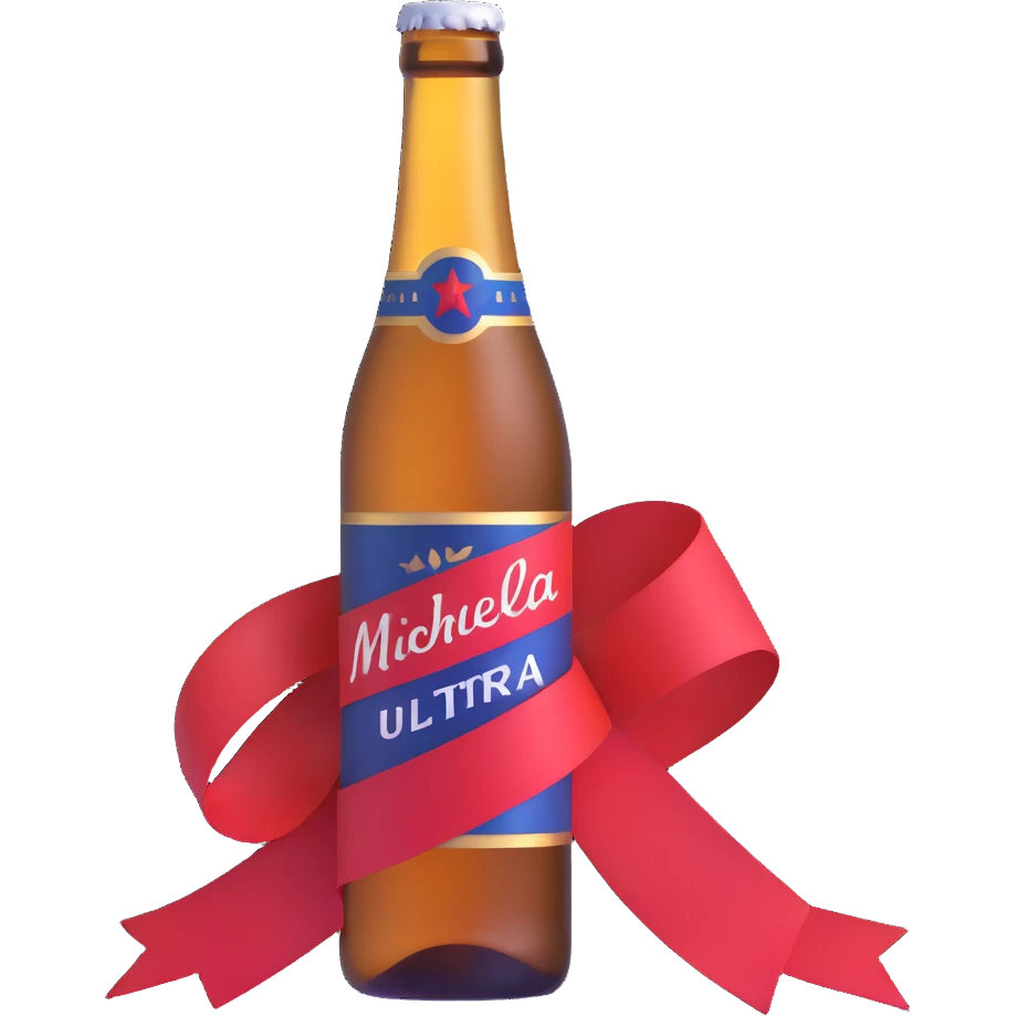 Michelob ULTRA ribbon emoji