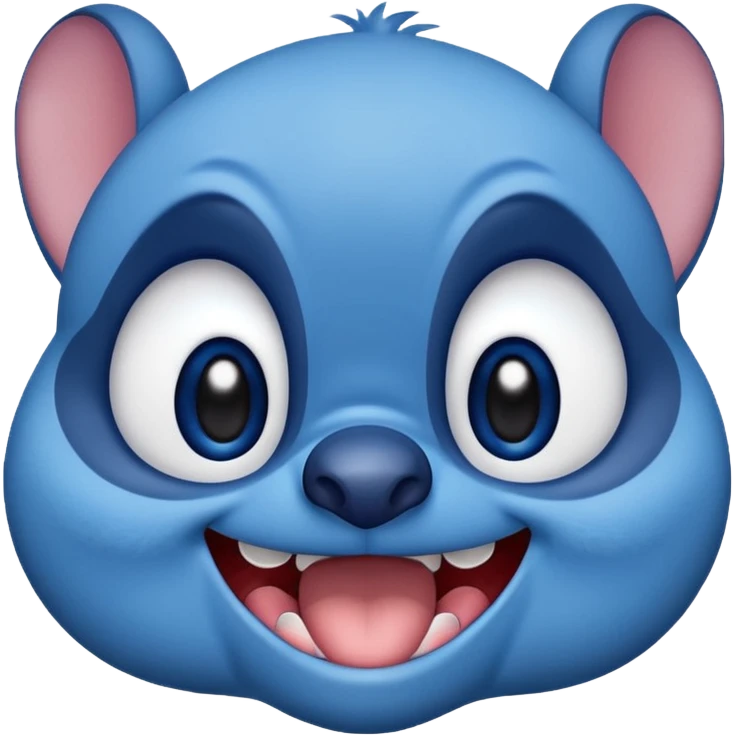Stitch smiling face emoji