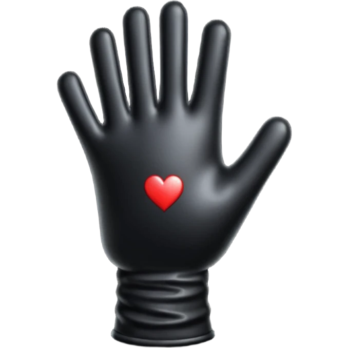 goth velvet glove emoji