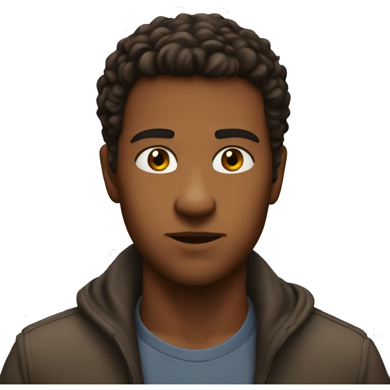 intense gaze of solo boy emoji