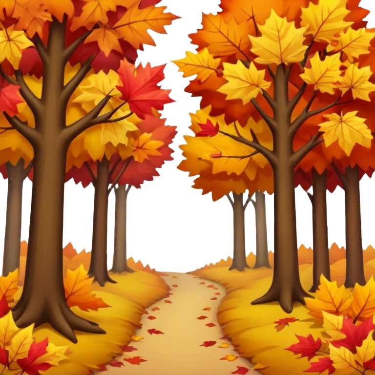 Autumn forest emoji