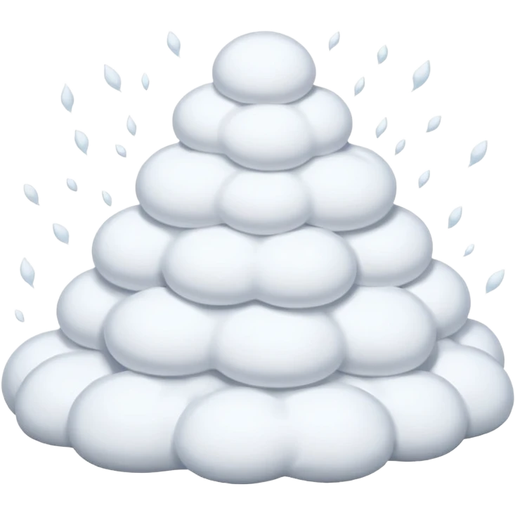  snow accumulate emoji