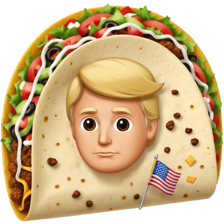 Trump taco emoji