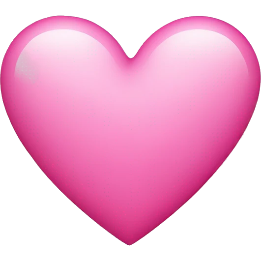 Heart pink emoji