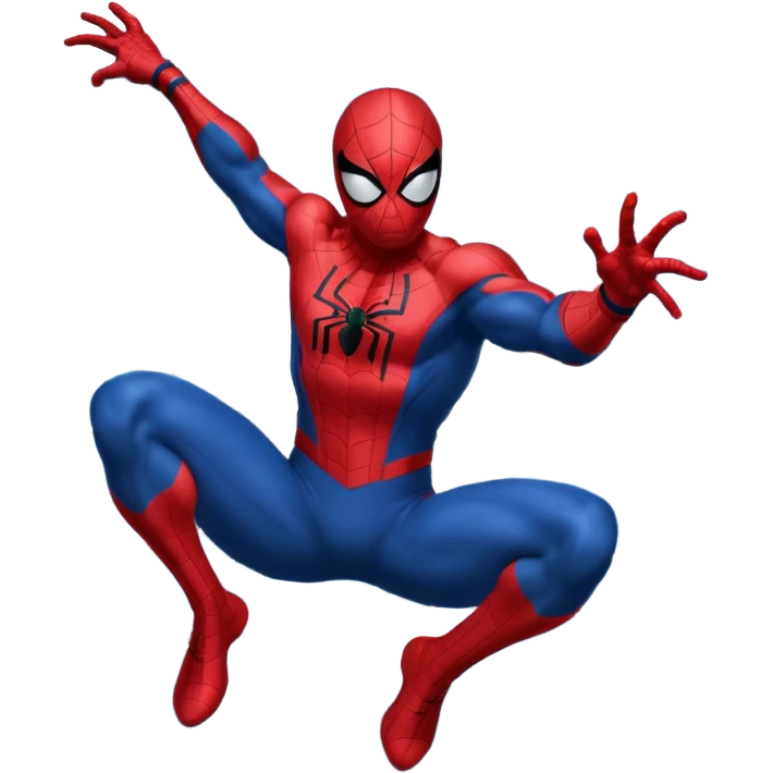 Spiderman shooting web  emoji