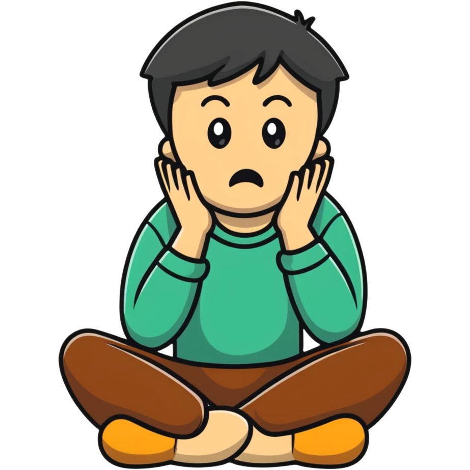 anxious man desperately begging and pleading expression saying please don't leave me emoji