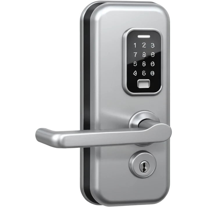 Electronic Door Lock System with card insert emoji