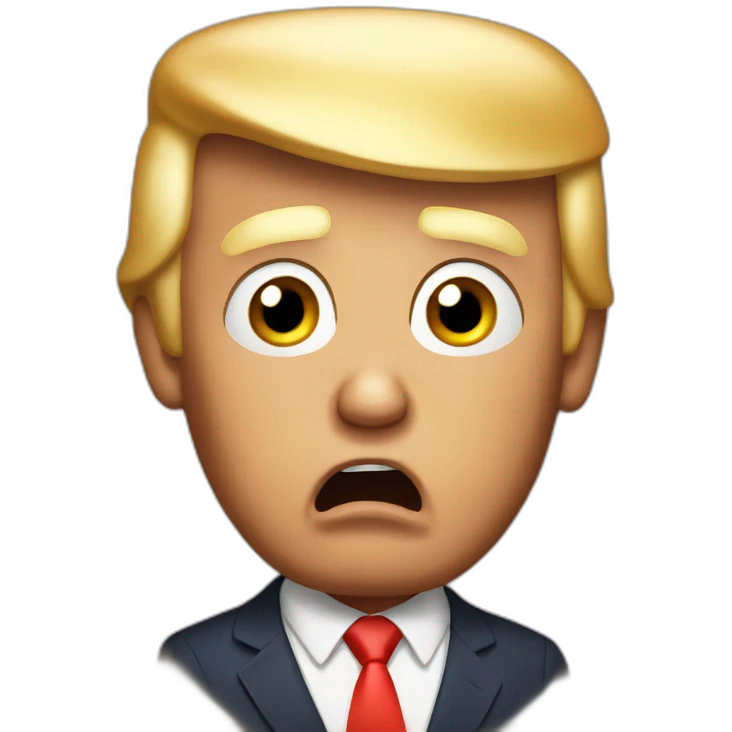 shocked donald trump emoji