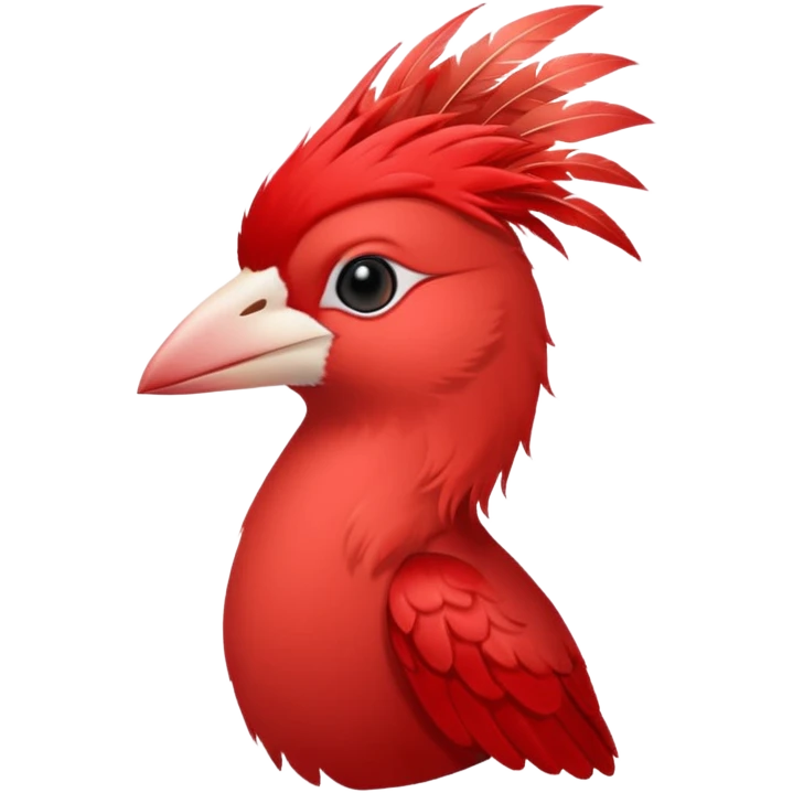 Make a red drinking  coquette  emoji