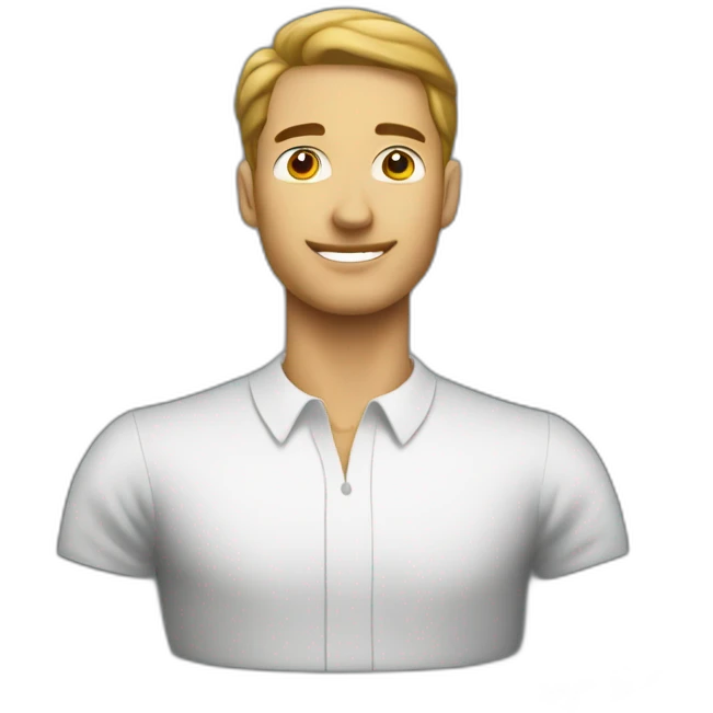 A trader man stand with money  emoji
