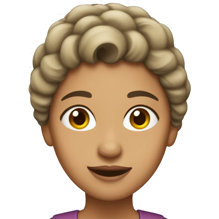 Mujer estresada emoji