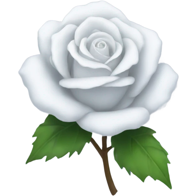 snow rose  emoji