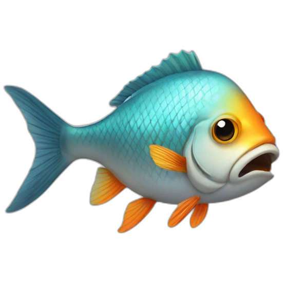 A fish that fights emoji