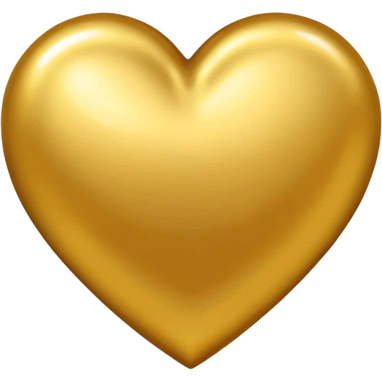 Corazón dorado  emoji