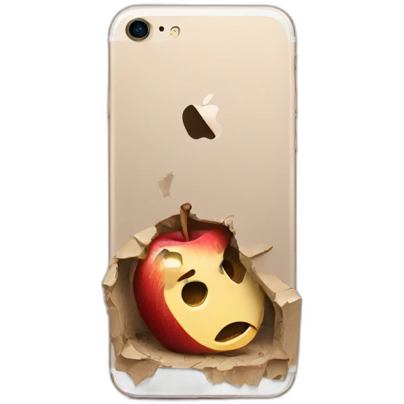 apple iphone destroyed emoji