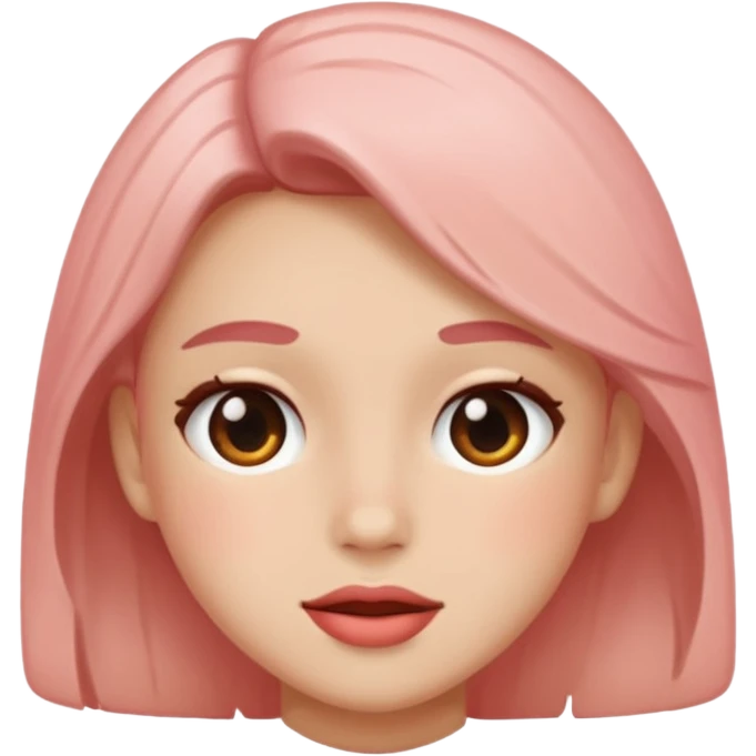 Blushing emoji