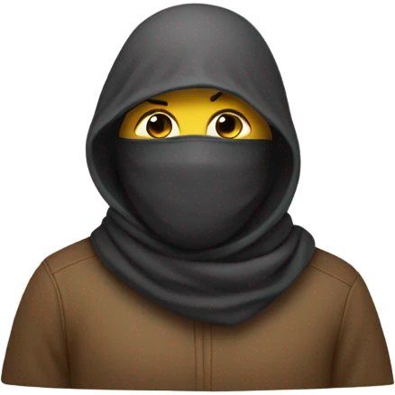 Hide face  emoji
