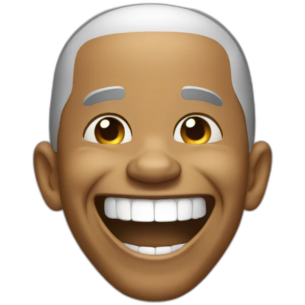 Obama laughing emoji