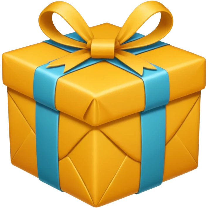 Wrapped gift emoji